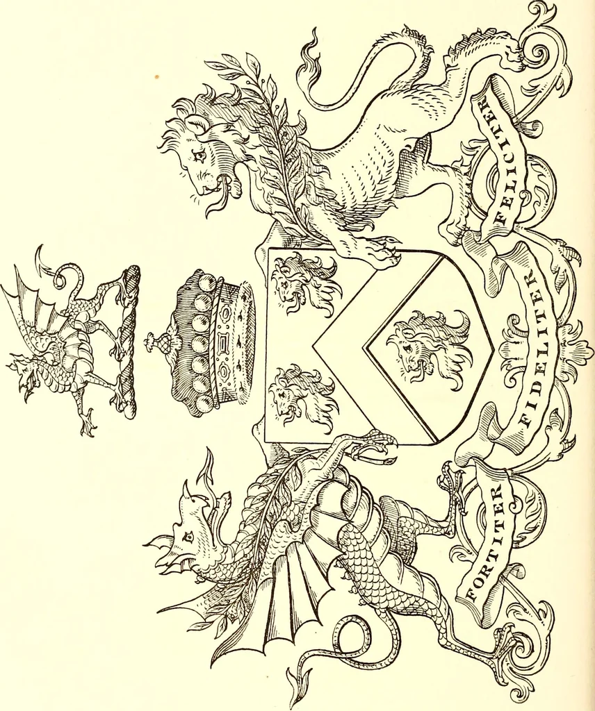 An illustration from Visitation of Ireland, 1897, leaf 123