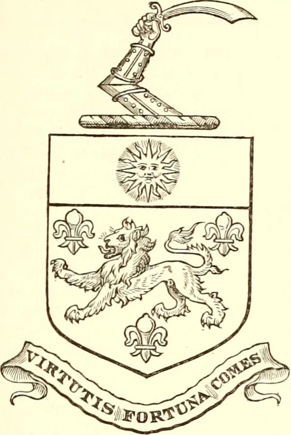 An illustration from Visitation of Ireland, 1897, leaf 18