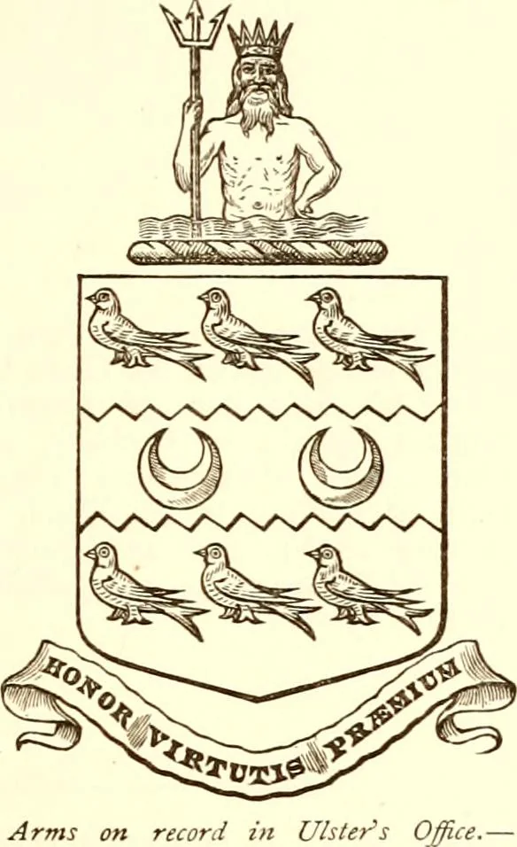 An illustration from Visitation of Ireland, 1897, leaf 38