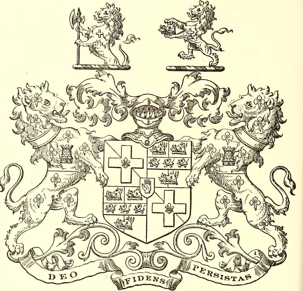 An illustration from Visitation of Ireland, 1897, leaf 61