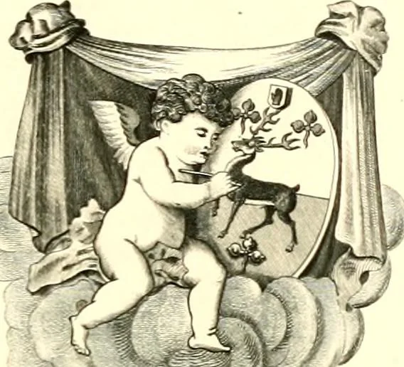 An illustration from Visitation of Ireland, 1897, leaf 84