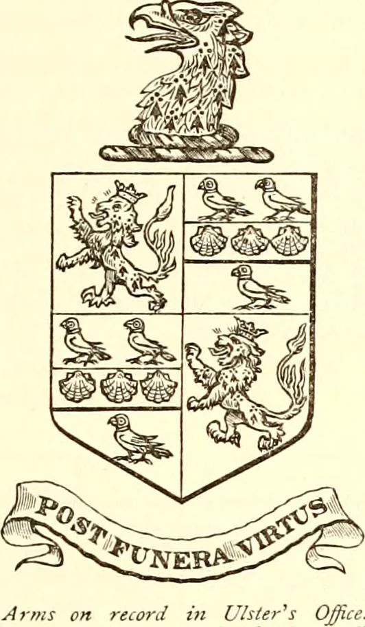 An illustration from Visitation of Ireland, 1897, leaf 90