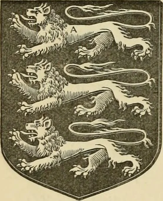 An illustration from The visitation of London, anno Domini 1633, 1634, and 1635. Made by Sr. Henry St. George, kt., Richmond herald, and deputy and marshal to Sr. Richard St. George, kt., Clarencieux king of armes, 1886, leaf 271