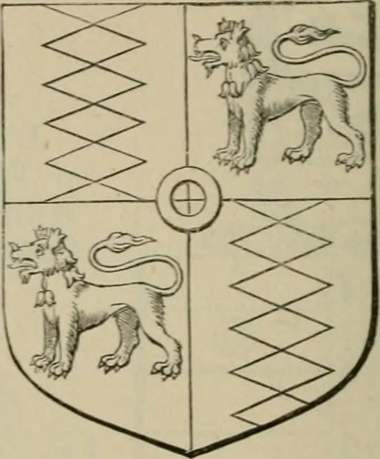 An illustration from The visitation of London : anno Domini 1633, 1634, and 1635. Made by Sr. Henry St. George, kt., Richmond herald, and deputy and marshal to Sr. Richard St. George, kt., Clarencieux king of armes, 1880, leaf 227
