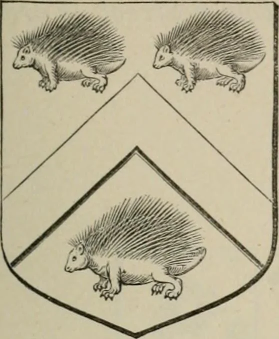 An illustration from The visitation of London : anno Domini 1633, 1634, and 1635. Made by Sr. Henry St. George, kt., Richmond herald, and deputy and marshal to Sr. Richard St. George, kt., Clarencieux king of armes, 1880, leaf 366