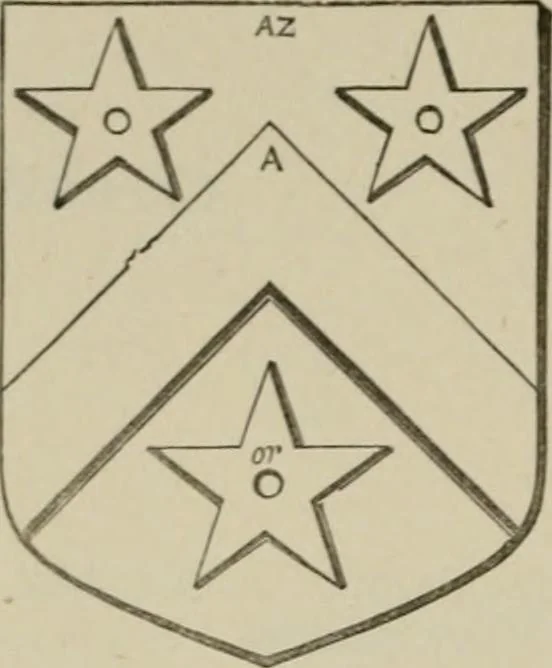 An illustration from The visitation of London : anno Domini 1633, 1634, and 1635. Made by Sr. Henry St. George, kt., Richmond herald, and deputy and marshal to Sr. Richard St. George, kt., Clarencieux king of armes, 1880, leaf 401