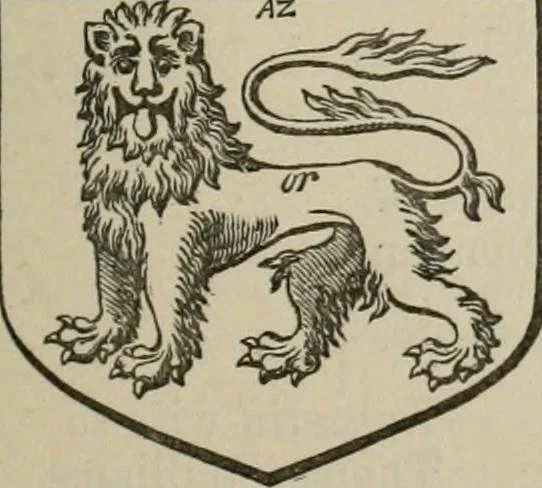An illustration from The visitation of London : anno Domini 1633, 1634, and 1635. Made by Sr. Henry St. George, kt., Richmond herald, and deputy and marshal to Sr. Richard St. George, kt., Clarencieux king of armes, 1880, leaf 482