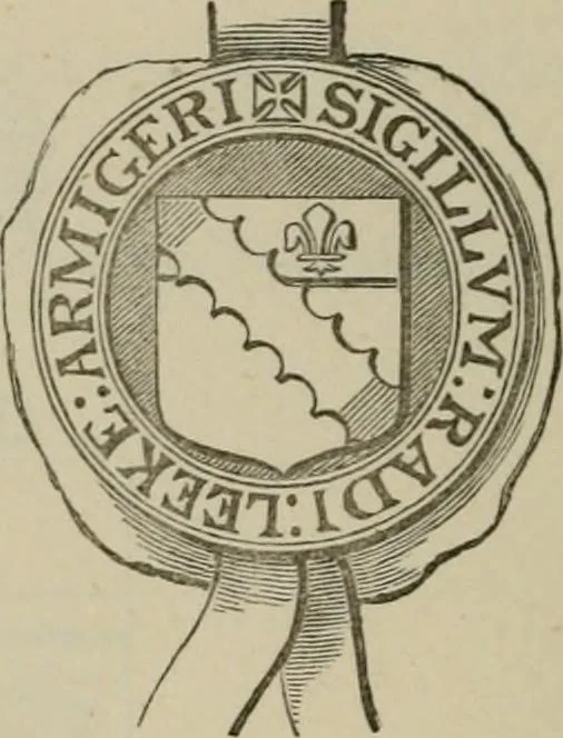 An illustration from The visitation of London : anno Domini 1633, 1634, and 1635. Made by Sr. Henry St. George, kt., Richmond herald, and deputy and marshal to Sr. Richard St. George, kt., Clarencieux king of armes, 1880, leaf 513