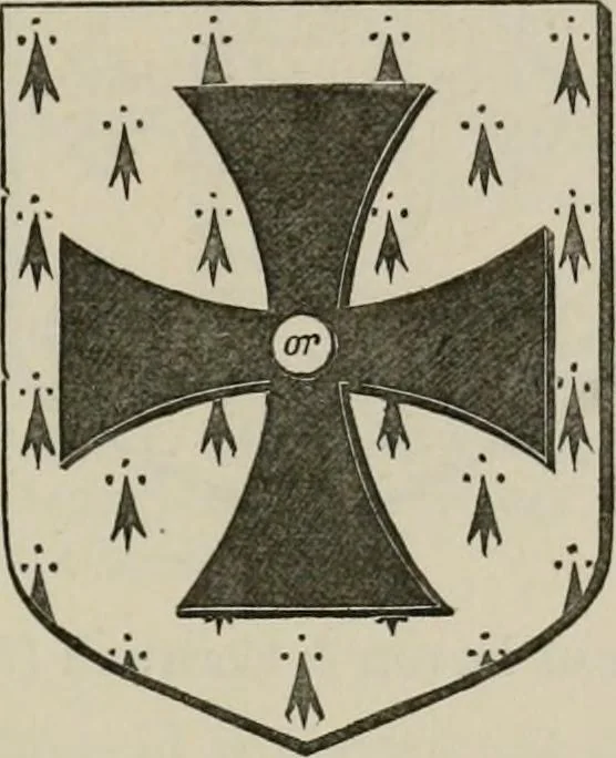 An illustration from The visitation of London : anno Domini 1633, 1634, and 1635. Made by Sr. Henry St. George, kt., Richmond herald, and deputy and marshal to Sr. Richard St. George, kt., Clarencieux king of armes, 1880, leaf 570
