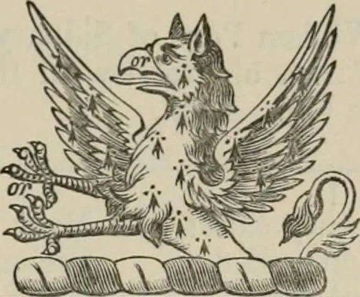 An illustration from The visitation of London : anno Domini 1633, 1634, and 1635. Made by Sr. Henry St. George, kt., Richmond herald, and deputy and marshal to Sr. Richard St. George, kt., Clarencieux king of armes, 1880, leaf 592