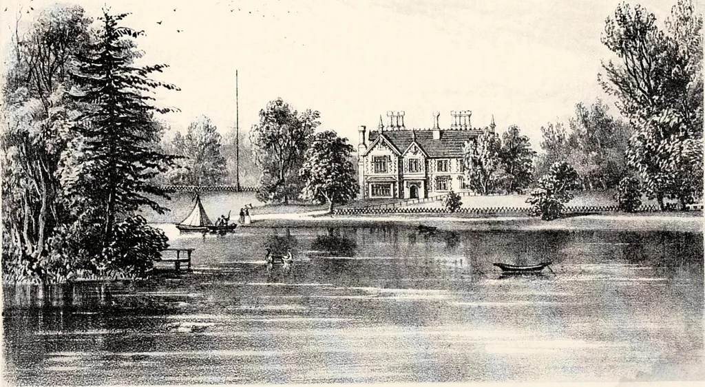 An illustration from A visitation of the seats and arms of the noblemen and gentlemen of Great Britain, 1852, leaf 196