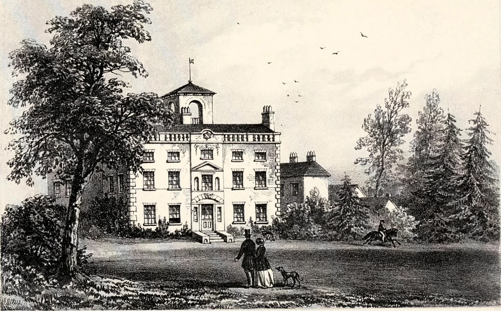 An illustration from A visitation of the seats and arms of the noblemen and gentlemen of Great Britain, 1852, leaf 210
