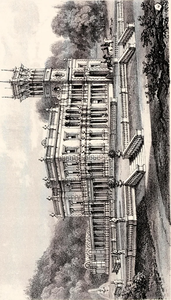 An illustration from A visitation of the seats and arms of the noblemen and gentlemen of Great Britain, 1852, leaf 265