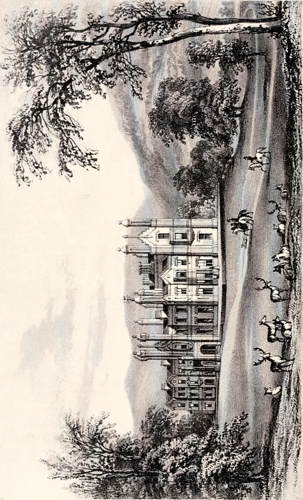 An illustration from A visitation of the seats and arms of the noblemen and gentlemen of Great Britain, 1852, leaf 273
