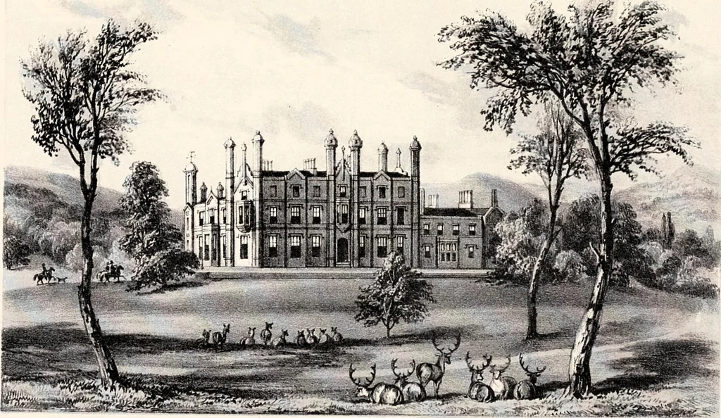 An illustration from A visitation of the seats and arms of the noblemen and gentlemen of Great Britain, 1852, leaf 276