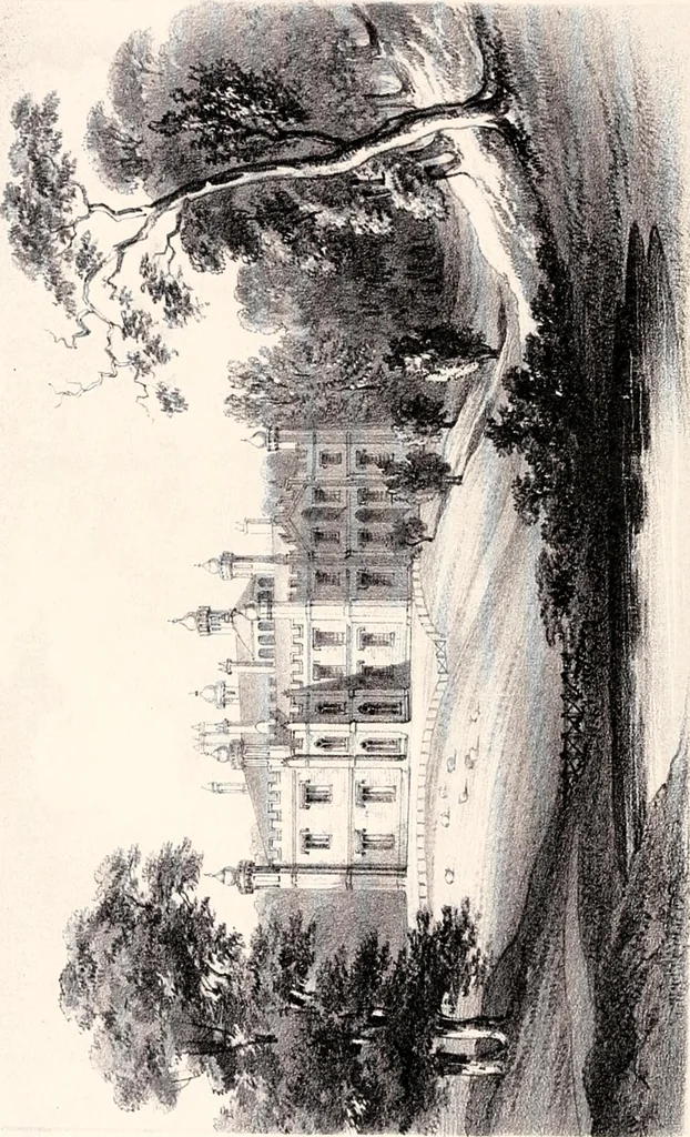 An illustration from A visitation of the seats and arms of the noblemen and gentlemen of Great Britain, 1852, leaf 279