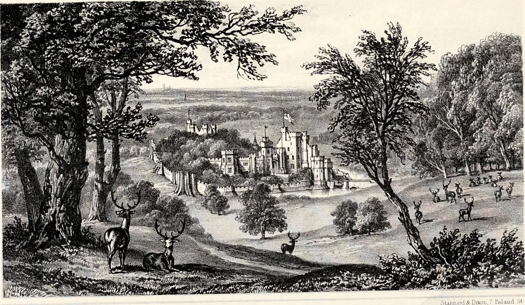 An illustration from A visitation of the seats and arms of the noblemen and gentlemen of Great Britain, 1852, leaf 308