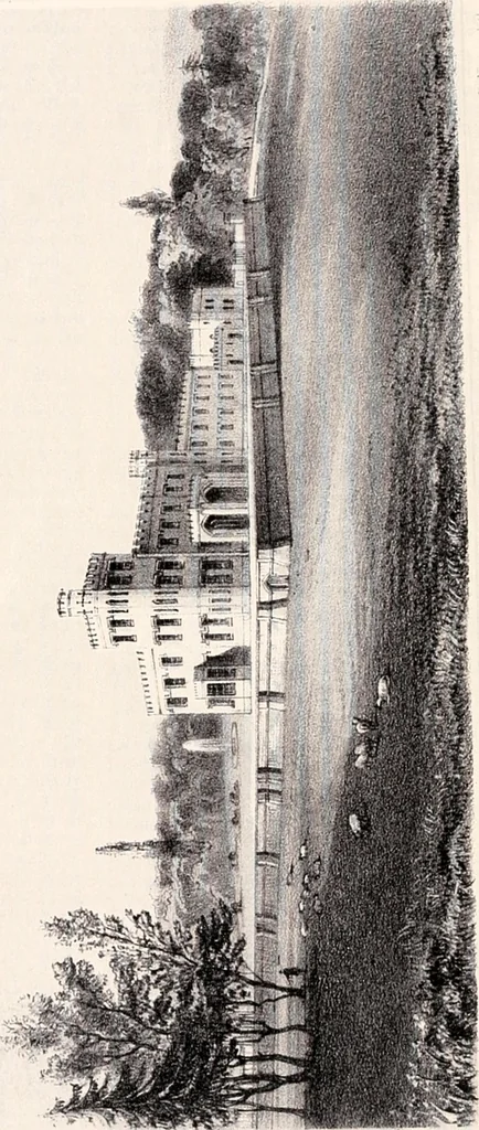 An illustration from A visitation of the seats and arms of the noblemen and gentlemen of Great Britain, 1852, leaf 49