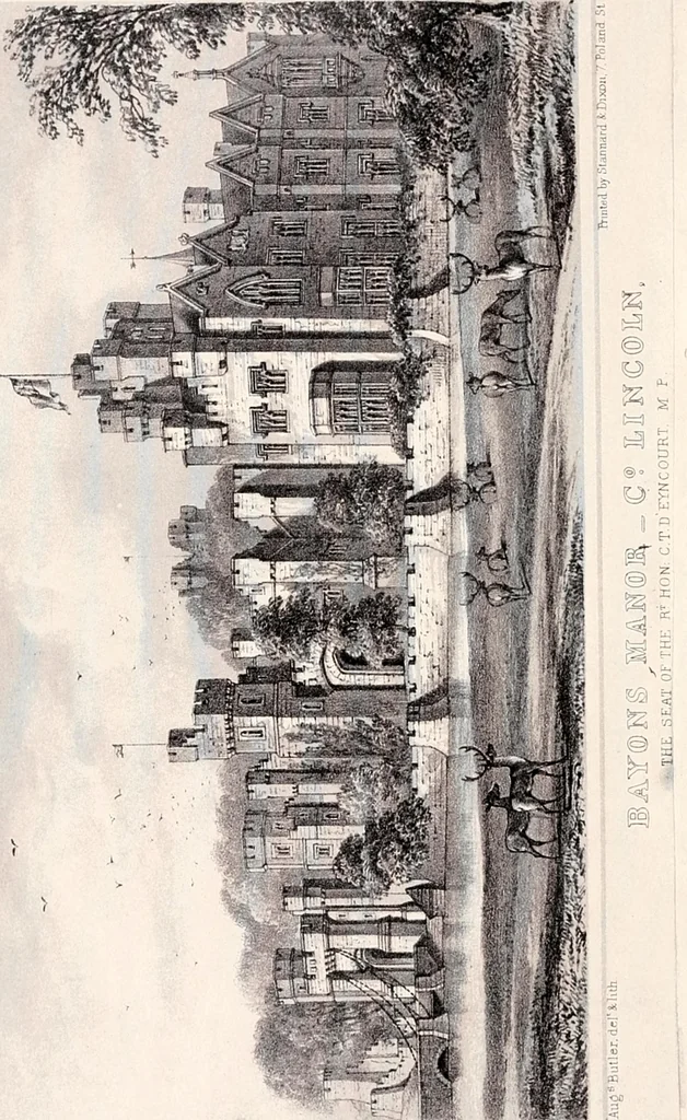 An illustration from A visitation of the seats and arms of the noblemen and gentlemen of Great Britain, 1852, leaf 5