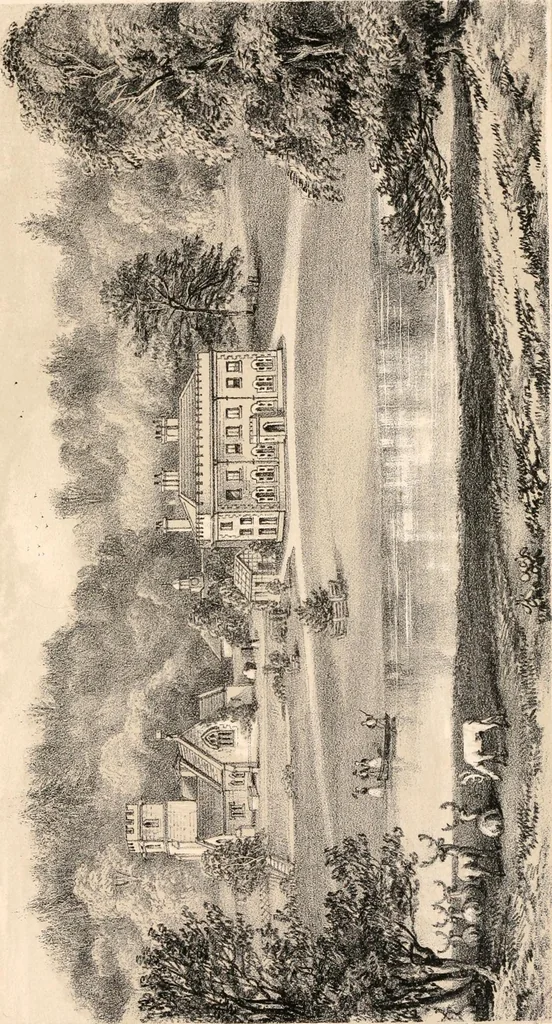 An illustration from A visitation of the seats and arms of the noblemen and gentlemen of Great Britain, 1852, leaf 10