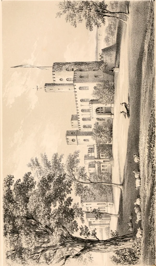 An illustration from A visitation of the seats and arms of the noblemen and gentlemen of Great Britain, 1852, leaf 109