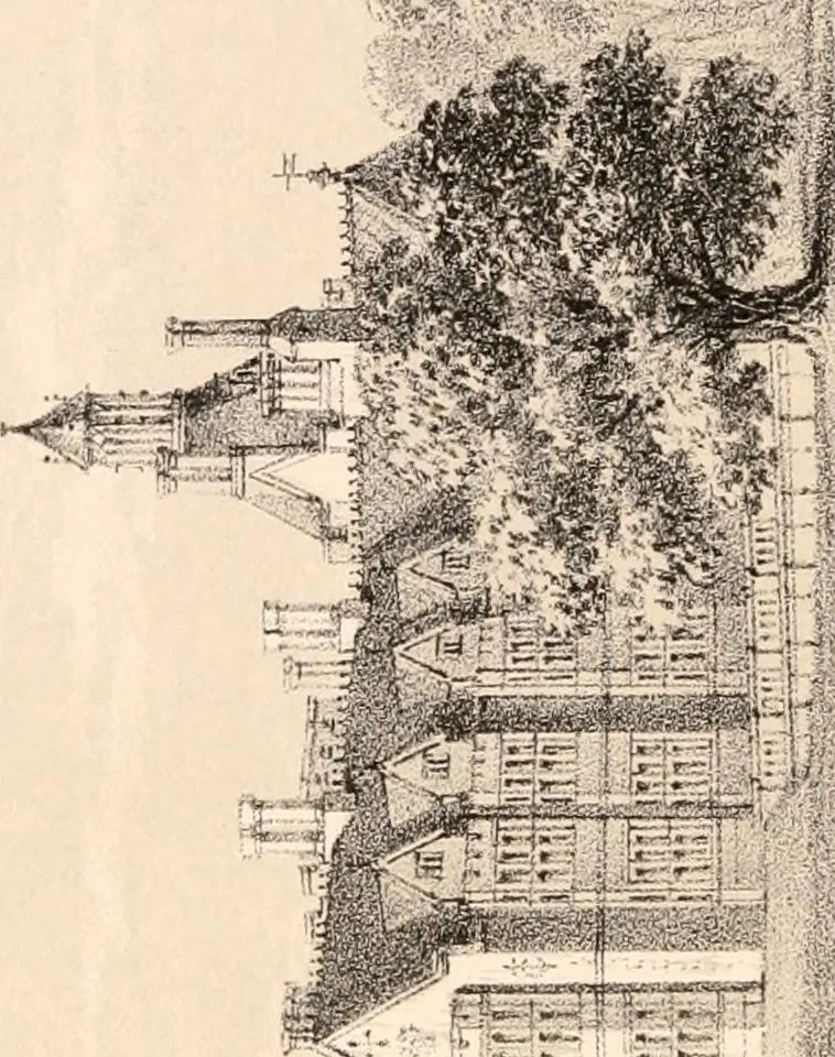 An illustration from A visitation of the seats and arms of the noblemen and gentlemen of Great Britain, 1852, leaf 183