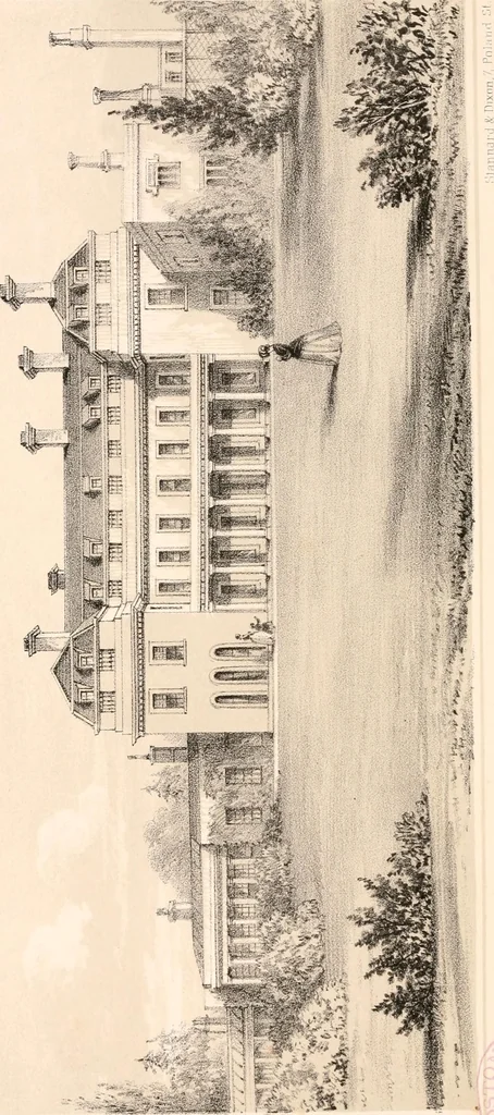 An illustration from A visitation of the seats and arms of the noblemen and gentlemen of Great Britain, 1852, leaf 239