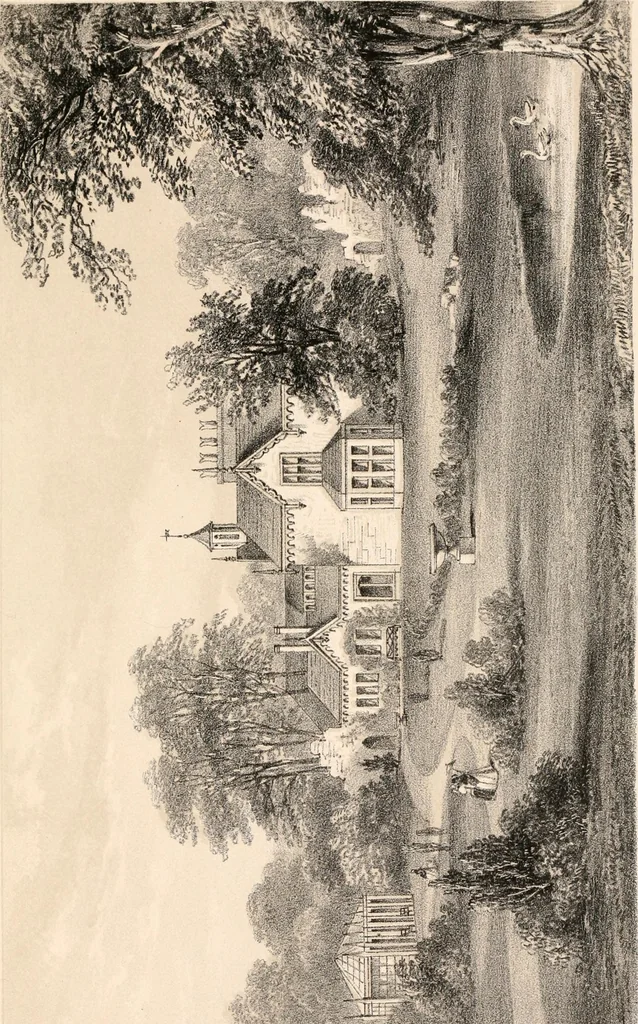 An illustration from A visitation of the seats and arms of the noblemen and gentlemen of Great Britain, 1852, leaf 282