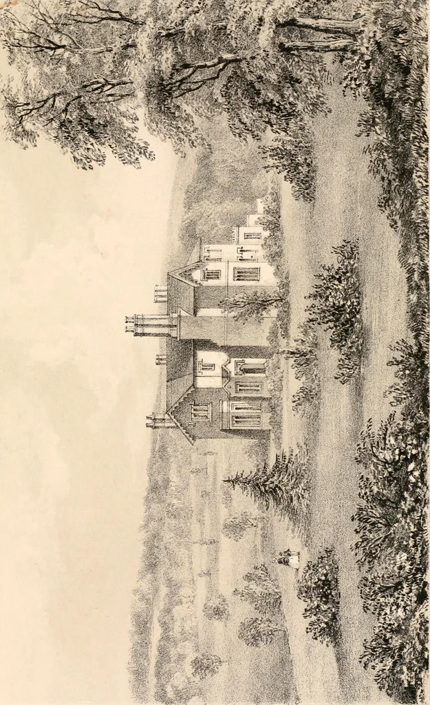 An illustration from A visitation of the seats and arms of the noblemen and gentlemen of Great Britain, 1852, leaf 296