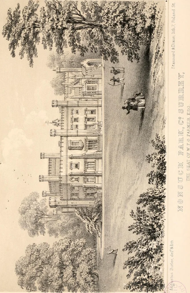 An illustration from A visitation of the seats and arms of the noblemen and gentlemen of Great Britain, 1852, leaf 300