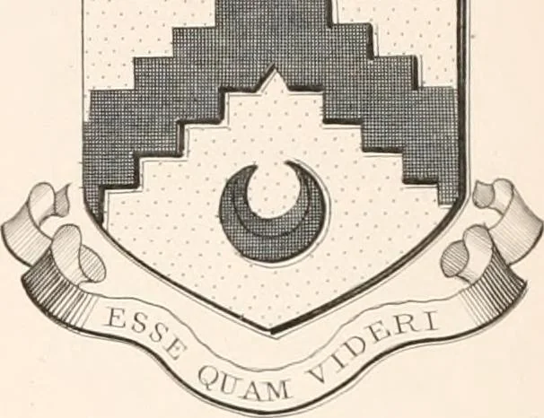 An illustration from A visitation of the seats and arms of the noblemen and gentlemen of Great Britain, 1852, leaf 404