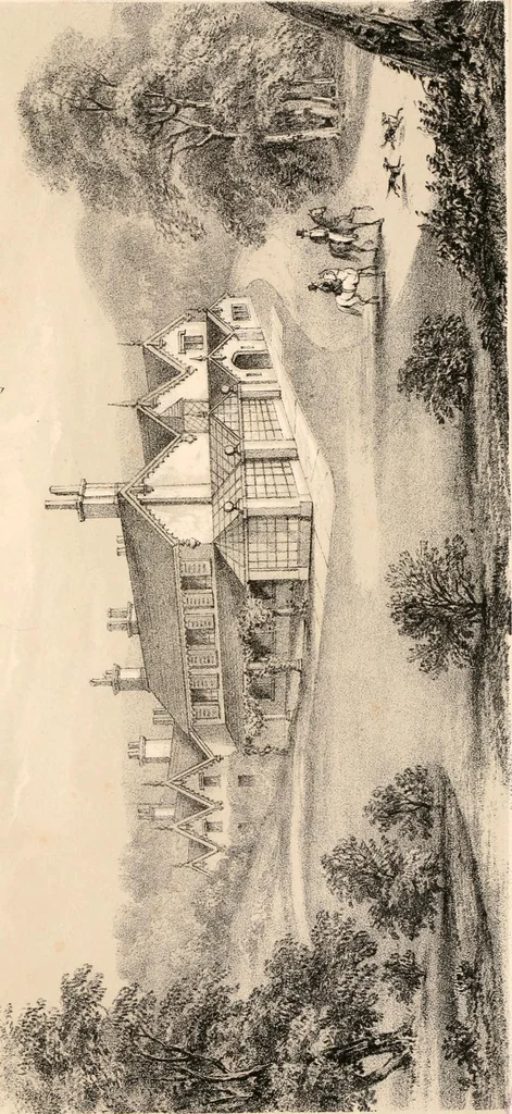 An illustration from A visitation of the seats and arms of the noblemen and gentlemen of Great Britain, 1852, leaf 68
