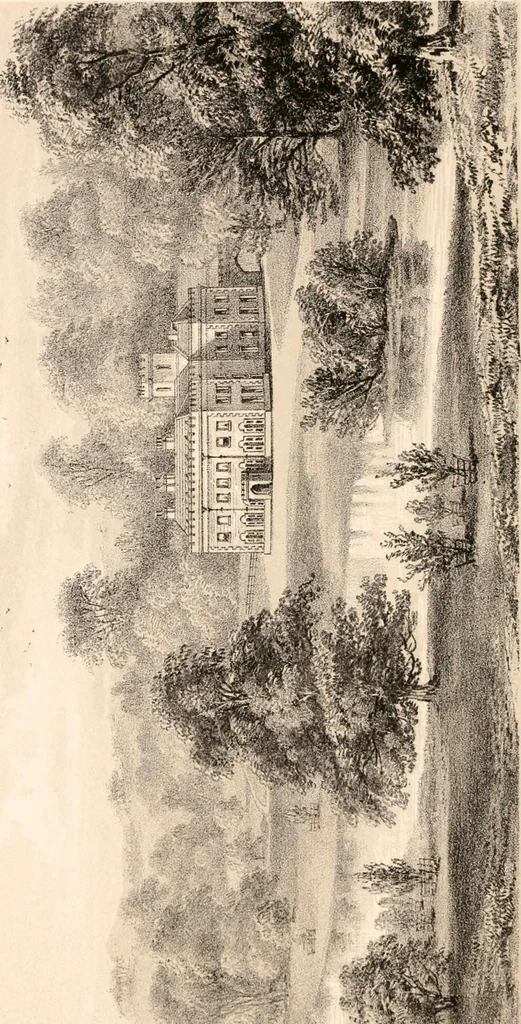An illustration from A visitation of the seats and arms of the noblemen and gentlemen of Great Britain, 1852, leaf 7