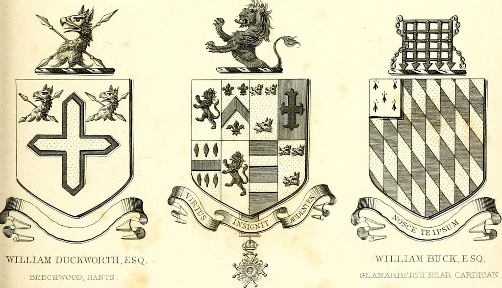 An illustration from A visitation of the seats and arms of the noblemen and gentlemen of Great Britain and Ireland, 1855, leaf 362