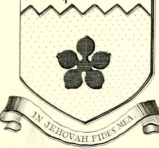 An illustration from A visitation of the seats and arms of the noblemen and gentlemen of Great Britain and Ireland, 1855, leaf 380