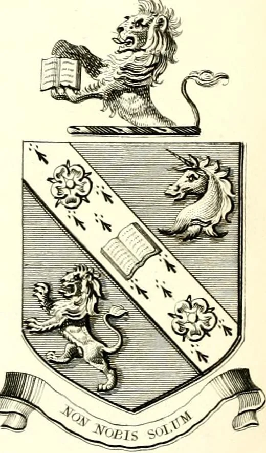 An illustration from A visitation of the seats and arms of the noblemen and gentlemen of Great Britain and Ireland, 1855, leaf 380
