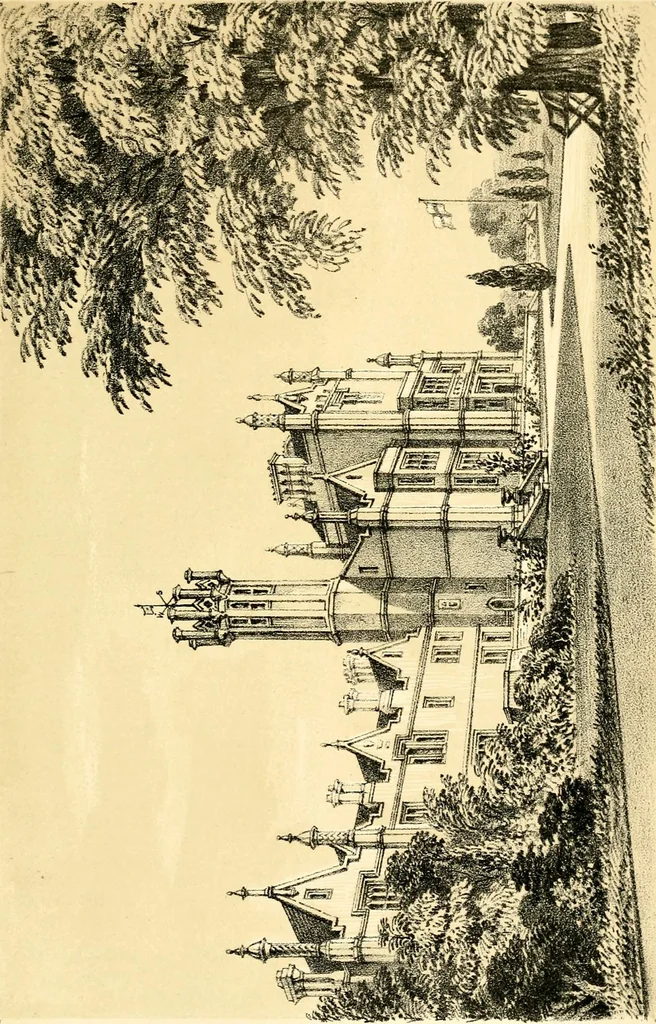 An illustration from A visitation of the seats and arms of the noblemen and gentlemen of Great Britain and Ireland, 1855, leaf 88