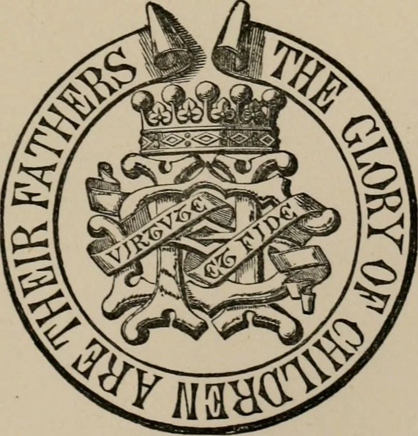 An illustration from The visitation of Yorkshire in the years 1563 and 1564 : made by William Flower, esquire, Norroy king of arms, 1881, leaf 430