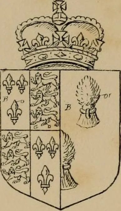 An illustration from The visitation of Yorkshire in the years 1563 and 1564 : made by William Flower, esquire, Norroy king of arms, 1881, leaf 433