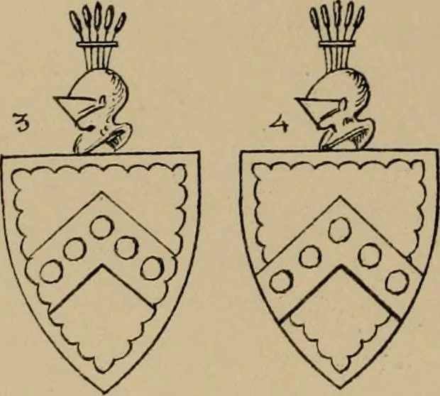 An illustration from The visitation of Yorkshire in the years 1563 and 1564 : made by William Flower, esquire, Norroy king of arms, 1881, leaf 459