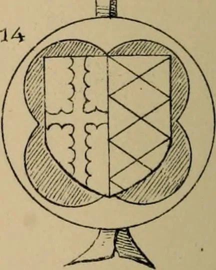An illustration from The visitation of Yorkshire in the years 1563 and 1564 : made by William Flower, esquire, Norroy king of arms, 1881, leaf 459