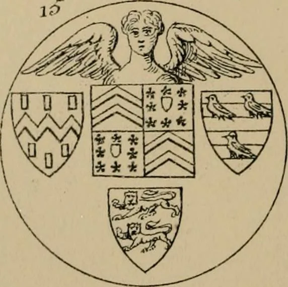 An illustration from The visitation of Yorkshire in the years 1563 and 1564 : made by William Flower, esquire, Norroy king of arms, 1881, leaf 459
