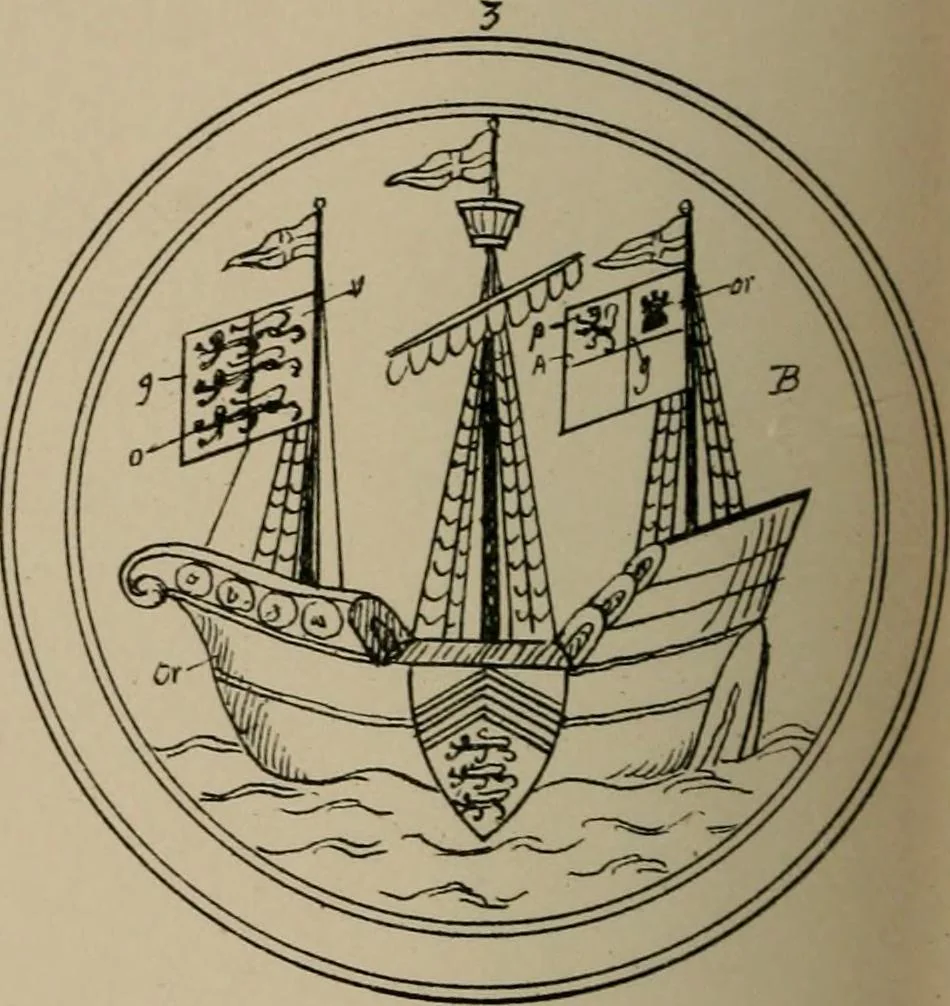 An illustration from The visitations of Bedfordshire ; annis Domini 1566, 1582, and 1634. ... [, 1884, leaf 265