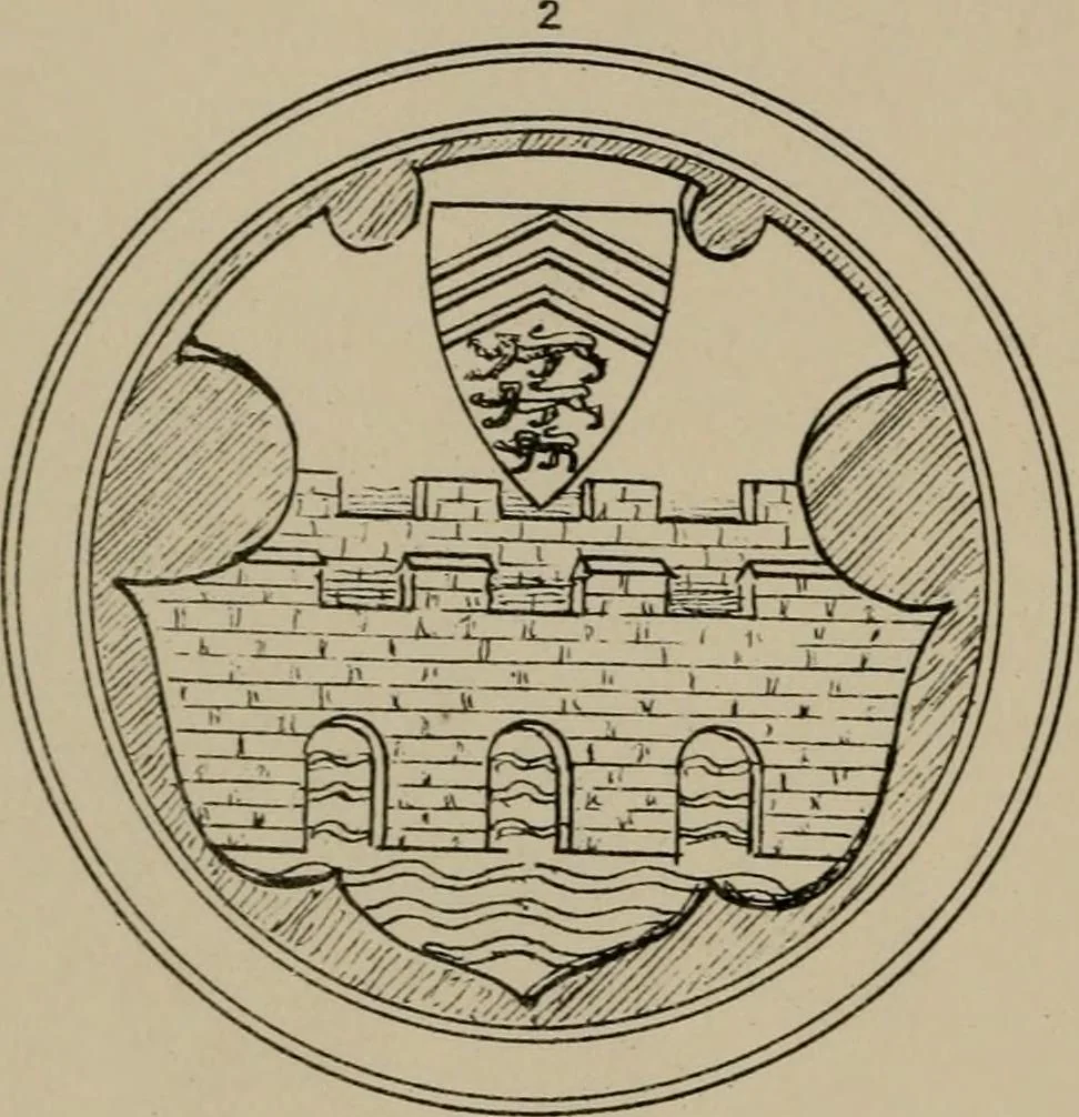 An illustration from The visitations of Bedfordshire ; annis Domini 1566, 1582, and 1634. ... [, 1884, leaf 265