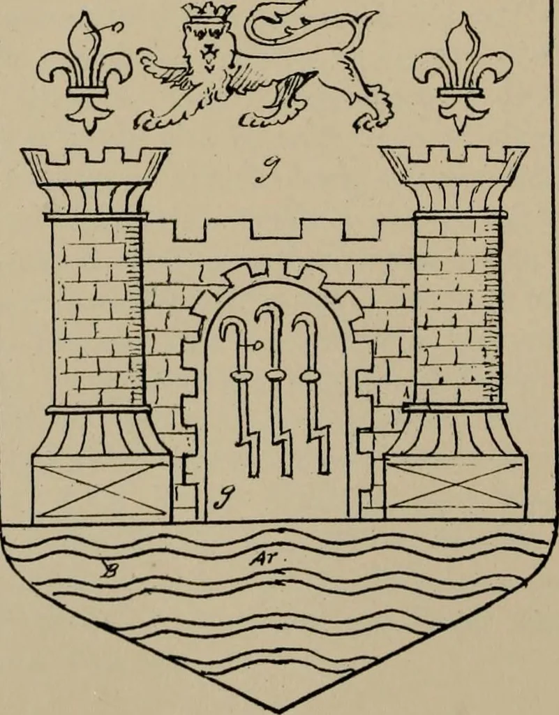 An illustration from The visitations of Bedfordshire ; annis Domini 1566, 1582, and 1634. ... [, 1884, leaf 269