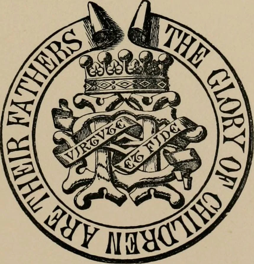 An illustration from The visitations of Bedfordshire ; annis Domini 1566, 1582, and 1634. ... [, 1884, leaf 4
