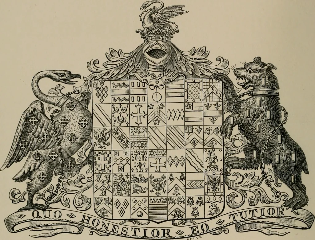An illustration from The visitations of Bedfordshire ; annis Domini 1566, 1582, and 1634. ... [, 1884, leaf 7