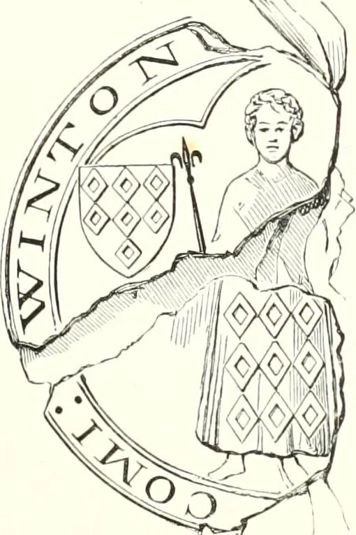 An illustration from The visitations of the county of Nottingham in the years 1569 and 1614, with many other descents of the same county, 1871, leaf 94