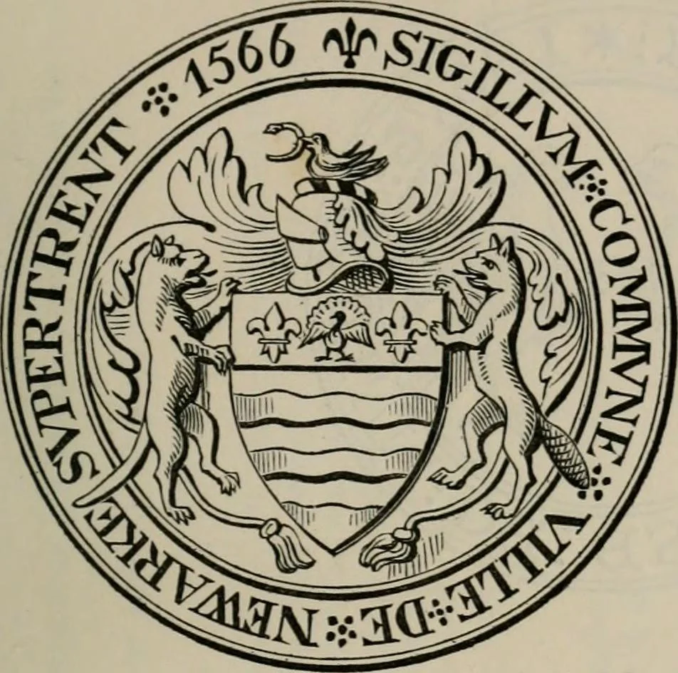 An illustration from The visitations of the county of Nottingham in the years 1569 and 1614 : with many other descents of the same county, 1871, leaf 20