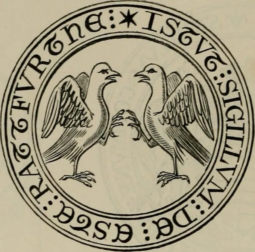 An illustration from The visitations of the county of Nottingham in the years 1569 and 1614 : with many other descents of the same county, 1871, leaf 21